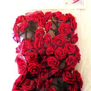 72 ribbon rose picks